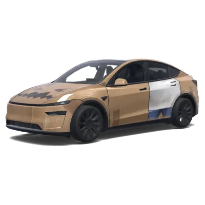 Wüstentarnung Tesla – Tesla Model Y Wrap