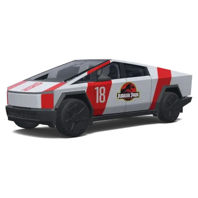 Jurassic Park 18 – Tesla Cybertruck Wrap