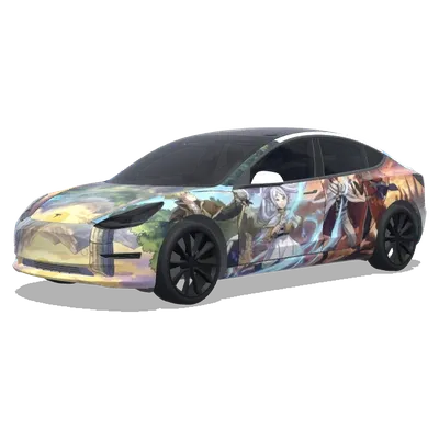 葬送的芙莉蓮角色 – 特斯拉 Model 3 塗裝