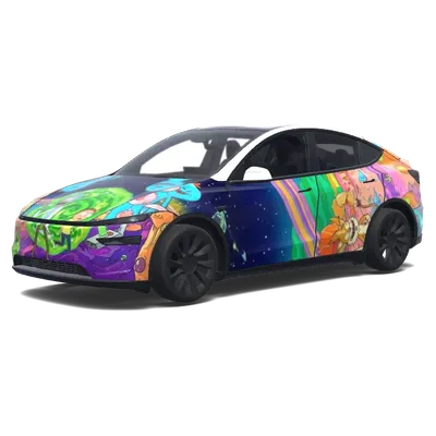 リック・アンド・モーティ (rick and morty based.) – テスラ Model Y ラッピング