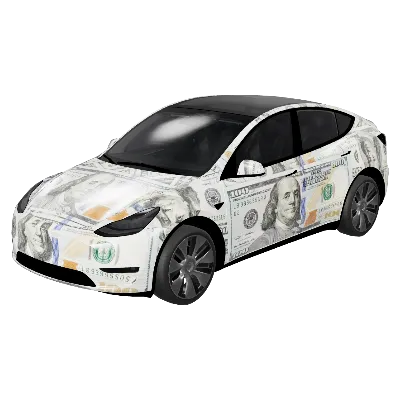Денежный поток (Money Maker) – оклейка Tesla Model Y