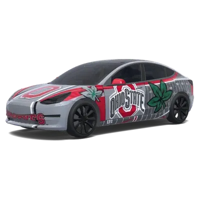 スカーレットレッド ミラー (make the mirrors scarlet red) – テスラ Model 3 ラッピング