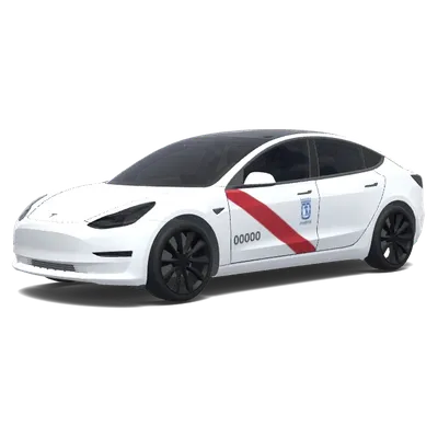 마드리드 택시 (Taxi Madrid) – 테슬라 Model 3 랩핑