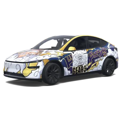 太陽神ギア 5 クラウズ – テスラ Model Y ラッピング