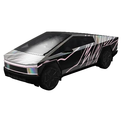 핑크 얼룩말 (Pink Zebra) – 테슬라 Cybertruck 랩핑