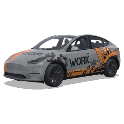 工作（Work.） – 特斯拉 Model Y 塗裝