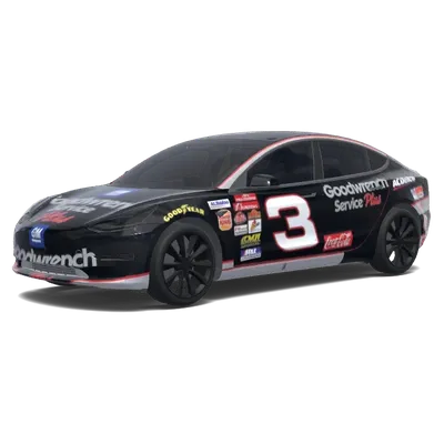 Dale Earnhardt Goodwrench 3. – Tesla Model 3 wrap