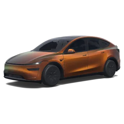 Kupfer-Chrom-Glanz – Tesla Model Y L Wrap