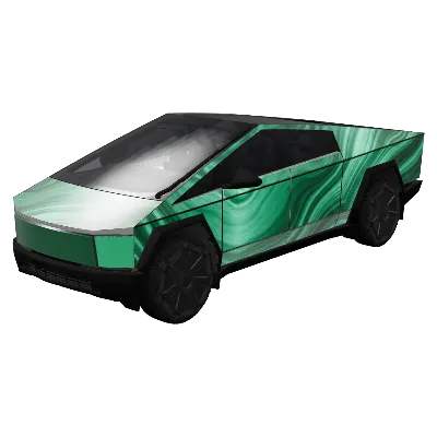 에메랄드 소용돌이 (Emerald Swirl) – 테슬라 Cybertruck 랩핑