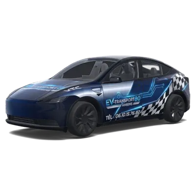 EV-TRANSPORT80 전화번호 추가 – 테슬라 Model Y 랩핑