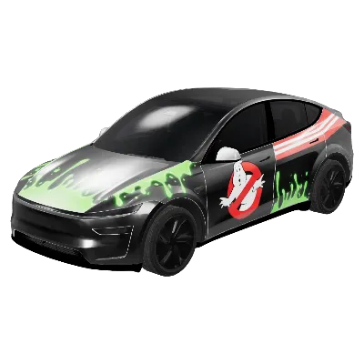 고스트버스터즈 모델 Y 주니퍼 프리미엄 (Ghostbusters - Model Y Juniper Premium) – 테슬라 Model Y 랩핑
