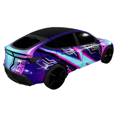 ネオ東京レーシング Model Y ジュニパー (Itasha neo-Tokyo racing - Model Y Juniper Base) – テスラ Model Y ラッピング