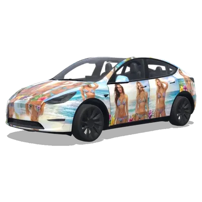 Sexy Girls Bikini (sexy girls bikini.) – Tesla Model Y Wrap