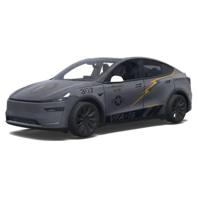 灰影战斗机 – 特斯拉 Model Y 涂装