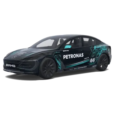 메르세데스 F1 랩 (Mercedes benz F1) – 테슬라 Model 3 랩핑