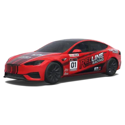 Redline Racing 01 Lackierung – Tesla Model S Wrap