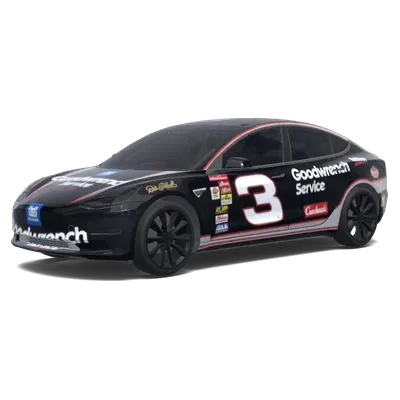 Dale Earnhardt Goodwrench 3. – Tesla Model 3 wrap