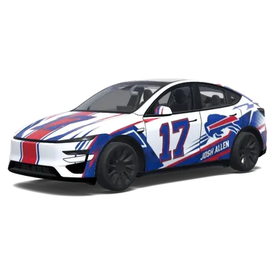Buffalo Bills Josh Allen – Tesla Model Y Wrap