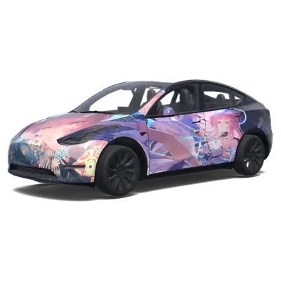 Wuthering Waves Aemeath – Tesla Model Y Wrap