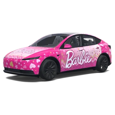 barbie. – Tesla Model Y wrap