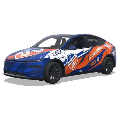 辛辛那提FC MLS標誌配色（Cincinnati FC MLS logo and colors.） – 特斯拉 Model Y 塗裝