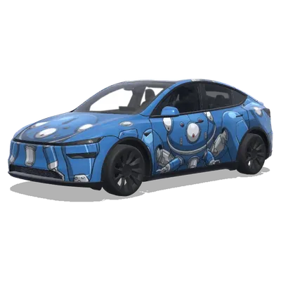 攻殼機動隊塔奇克馬 – 特斯拉 Model Y 塗裝