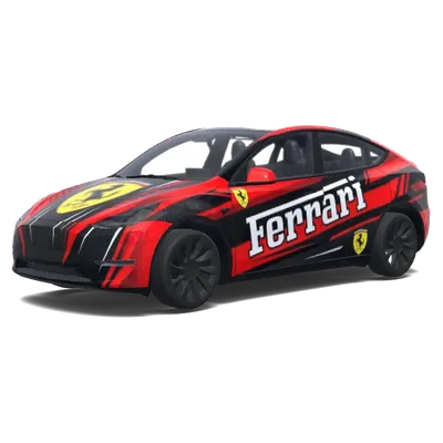 Aggressive Ferrari Racing – Tesla Model Y wrap