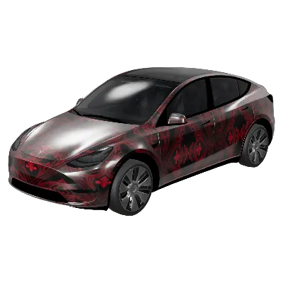 크림슨 고딕 (Crimson Gothic) – 테슬라 Model Y 랩핑