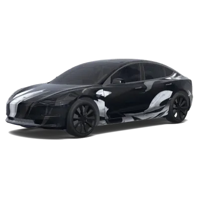 Aggressiver Killerwal – Tesla Model 3 Wrap