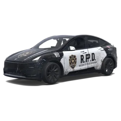 RPD 白黒警察 テスラ – テスラ Model Y ラッピング