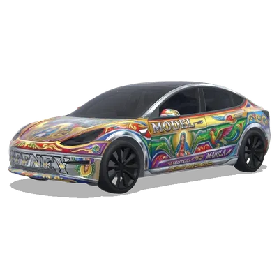 Jeepney Stil (design it in filipino jeepney style.) – Tesla Model 3 Wrap