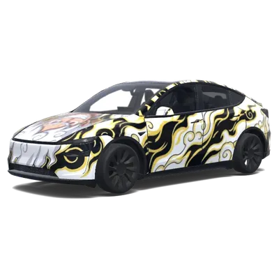 ゴールデンフレーム ギア5 – テスラ Model Y ラッピング
