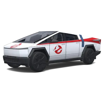Ghostbusters Tesla-Folierung – Tesla Cybertruck Wrap