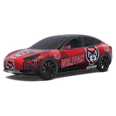 NC State Wolfpack (NC State Wolfpack.) – Tesla Model 3 Wrap