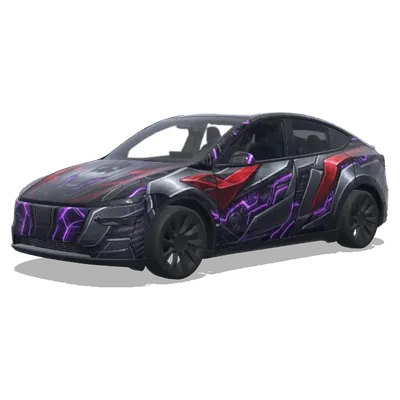 Shockwave Metallic Armor – Tesla Model Y wrap