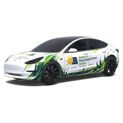 Grüne Energie Zwickau Tesla-Folierung – Tesla Model 3 Wrap
