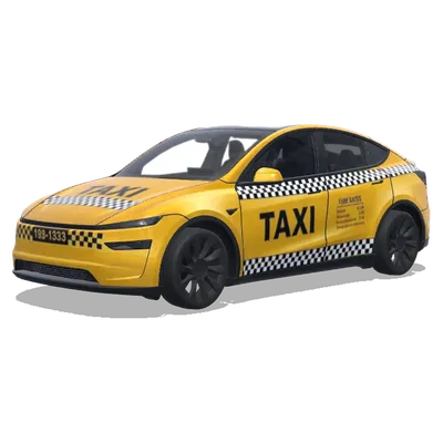 클래식 택시 래핑 – 테슬라 Model Y 랩핑