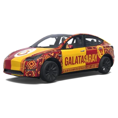 갈라타사라이 래핑 (Mache Galatasaray.) – 테슬라 Model Y 랩핑