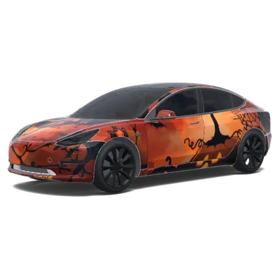 Joyeux Halloween (欢乐万圣节) – covering Tesla Model 3