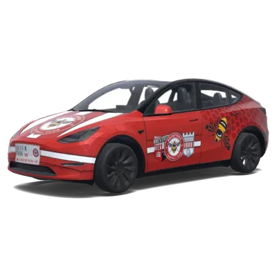 Brentford FC – covering Tesla Model Y