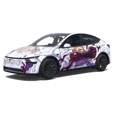 海賊王五檔路飛霸氣 – 特斯拉 Model Y 塗裝