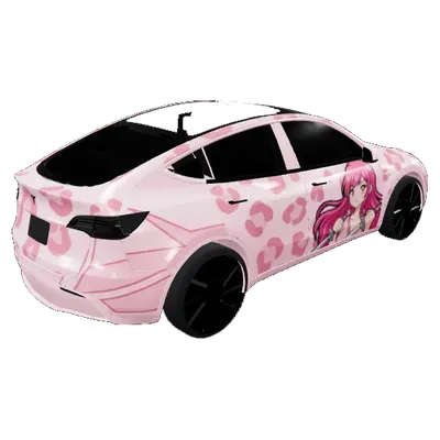 Pink Panther's Fury – Tesla Model Y wrap