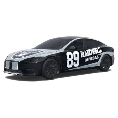 Wrap Raiders 89 Las Vegas – covering Tesla Model S