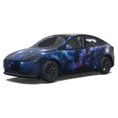별과 은하 (Étoiles et galaxies.) – 테슬라 Model Y 랩핑