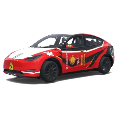 Full Body Red (填满车身，全身红色，前盖那里红色) – Tesla Model Y wrap