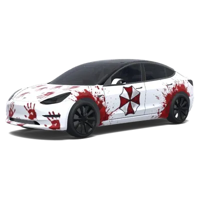 保護傘公司血跡版 – 特斯拉 Model 3 塗裝