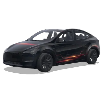ナイトライダー KITT風 (Knight Rider KITT.) – テスラ Model Y ラッピング