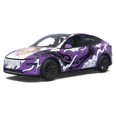 紫電風暴 Gear 5 – 特斯拉 Model Y 塗裝