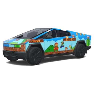 Mario (Mario.) – Tesla Cybertruck Wrap