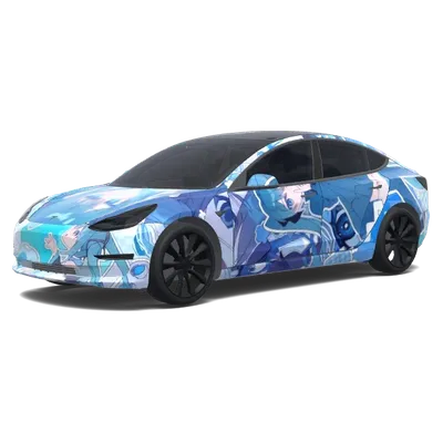 車門以及引擎蓋需要有完整的臉 – 特斯拉 Model 3 塗裝